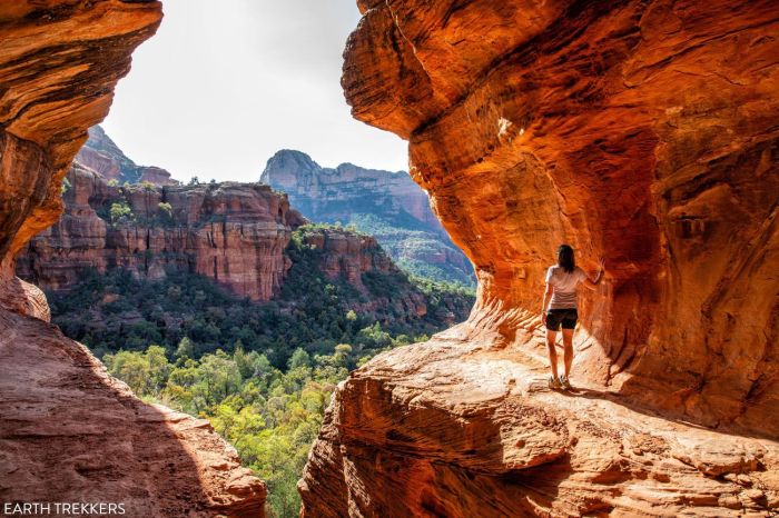 Subway boynton hike canyon sedona hikes