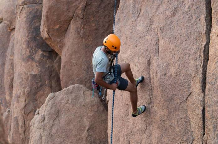 Climbing rock techniques climbers tips womenshealthmag article beginners